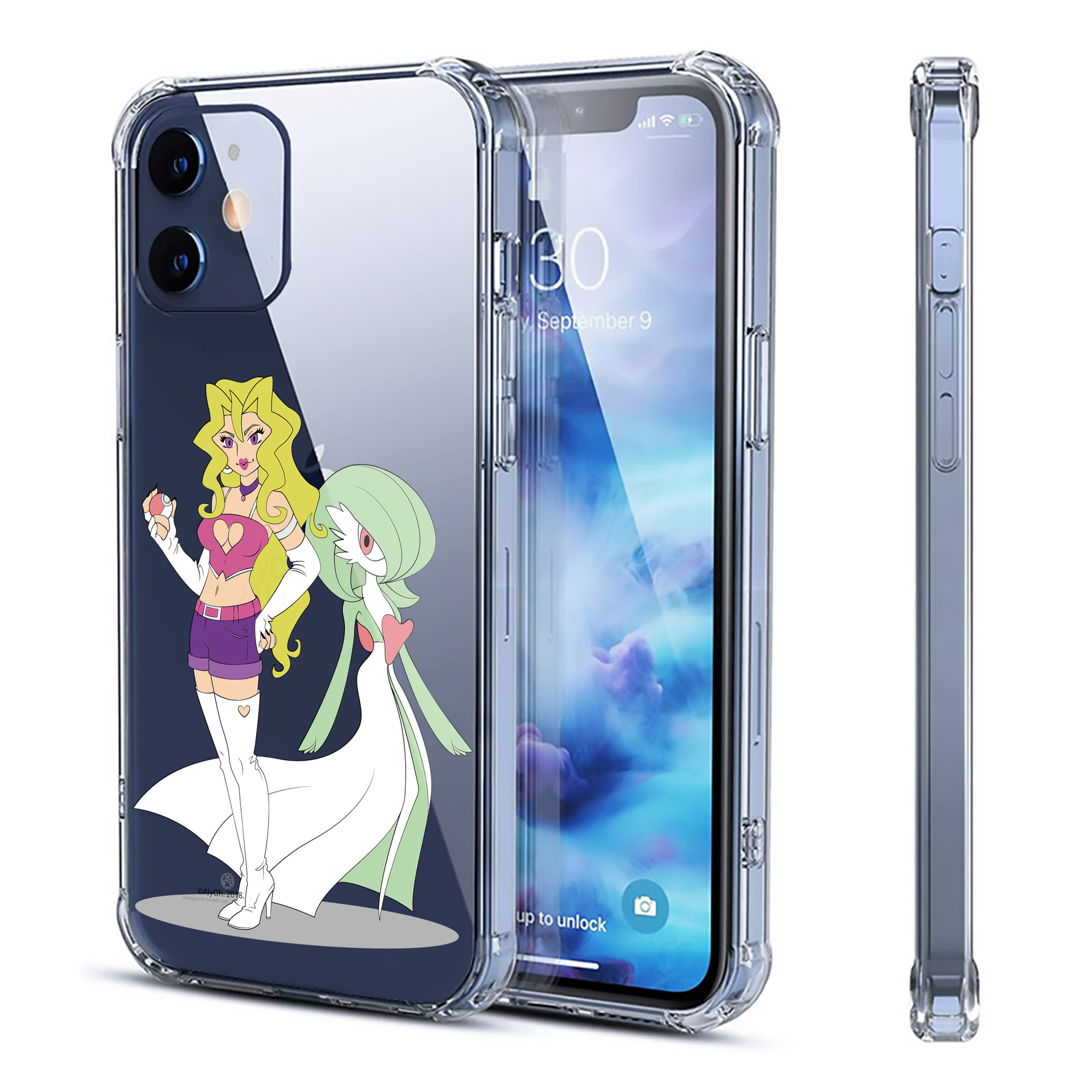 （画像用） 遊☆戯☆王 Yu-Gi-Oh! 【iPhone 12シリーズ対応】透明スマホケース（クリアソフトケース）